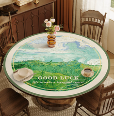 Isla Artistic Round Table Cover