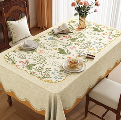 Elara Soft Draped Luxury Tablecloth